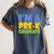 Kids Pre-K Graduate Shirt For Graduation 2018 Women's Comfort Colors T-Shirt Denim