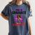 Kids Pre K Graduation Flossing Girl Nailed It Graduate Girls Women's Comfort Colors T-Shirt Denim