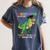 Kindergarten Graduation 1st Here We Come Class 2023 Dinosaur Women's Comfort Colors T-Shirt Denim
