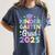 Kindergarten Graduation Kindergarten Grad Kid Girl Boy 2025 Women's Comfort Colors T-Shirt Denim