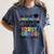 Kindergarten Graduation Graduate 1st Grade Here I Come Kids Women's Comfort Colors T-Shirt Denim