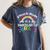 Kindergarten Graduation Proud Mom Son Daughter Women's Comfort Colors T-Shirt Denim
