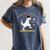 Kindergarten Graduation Shirt 2019 Dinosaur Graduate Party Women's Comfort Colors T-Shirt Denim