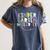 KINDERGARTEN Graduation TShirt 2018 Last Day Of School Women's Comfort Colors T-Shirt Denim