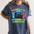 Kindergarten Level Complete Graduation Class 2025 Gamer Boys Women's Comfort Colors T-Shirt Denim