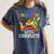 Kindergarten Level Complete Last Day Of School Graduation Women's Comfort Colors T-Shirt Denim