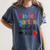 Kindergarten Nailed It 2018 Class Graduation T-Shirt Women's Comfort Colors T-Shirt Denim