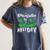 Kindergarten Is History Dinosaur Graduation Women's Comfort Colors T-Shirt Denim