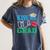 Kiss Me I'm A Grad 2018 Senior Graduation Women's Comfort Colors T-Shirt Denim