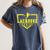 Lacrosse Senior Night Lacrosse Senior 2026 Graduation 20 Women's Comfort Colors T-Shirt Denim