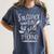 Last Day Of School 5th Grade 2018 Graduation Shirt Tee Women's Comfort Colors T-Shirt Denim