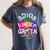Last Day Of School Adios Kindergarten Graduation Kids Girls Women's Comfort Colors T-Shirt Denim