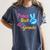 Last Day Of School Peace Out Grade 4 Graduation Kids Women's Comfort Colors T-Shirt Denim