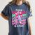Last Day Of School Shirt Coquette Bow School Graduation Women's Comfort Colors T-Shirt Denim