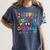 Last Day Of School Tie Dye School Graduation Summer Teacher Women's Comfort Colors T-Shirt Denim