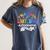 Last Day Of School Year 2025 Preschool Autograph Graduation Women's Comfort Colors T-Shirt Denim