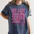 My Last First Day Senior 2026 Coquette Pink Bow Graduation Women's Comfort Colors T-Shirt Denim