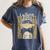 Latina Graduate Educated Powerful Class Of 2024 Graduation Women's Comfort Colors T-Shirt Denim