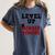 Level Up Middle School 5th Grade Graduation Women's Comfort Colors T-Shirt Denim