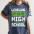 Leveling Up To High School Tee Shirt Gaming Graduation Women's Comfort Colors T-Shirt Denim