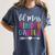 Lil Miss Kindergarten Grad Shirt Graduation Shirts 2018 Women's Comfort Colors T-Shirt Denim