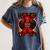 Little Miss Pre-K Grad 2026 Girl Preschool Graduation Women's Comfort Colors T-Shirt Denim