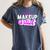 Makeup Artist Beauty Cosmetologist Graduation T-Shirt Women's Comfort Colors T-Shirt Denim