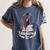 Mastered It Black Girl Masters Degree Graduation Black Queen Women's Comfort Colors T-Shirt Denim