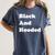 Masters Degree Graduation And Hooded T-Shirt Women's Comfort Colors T-Shirt Denim