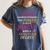 Masters Degree Graduation MPH Social Work Women's Comfort Colors T-Shirt Denim