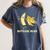 Medium Mature Banana Banana Real School Graduation Celebrations Women's Comfort Colors T-Shirt Denim