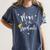Mom Of The Graduate Mother Of Grad Mama Of Senior Graduation Women's Comfort Colors T-Shirt Denim
