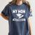 My Mom Mastered It Masters Degree Graduation Women MBA Women's Comfort Colors T-Shirt Denim