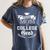 Mom Proud Of a College Grad 2019 Family Graduation Shirt Women's Comfort Colors T-Shirt Denim