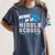 Moving Up To Middle School Graduation T-Shirt Women's Comfort Colors T-Shirt Denim