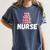 MsMrs Miss NURSE Nursing Graduation Women's Comfort Colors T-Shirt Denim