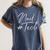 Nail Tech Graduation Nail Technician Nail Tech Women's Comfort Colors T-Shirt Denim
