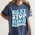 Next Stop High School Elementary School Graduation 2025 Women's Comfort Colors T-Shirt Denim