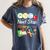 Next Stop Kindergarten Preschool Graduation 2025 Boy Girl Women's Comfort Colors T-Shirt Denim