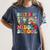 Next Stop Middle School Elementary School Graduation 2025 Women's Comfort Colors T-Shirt Denim