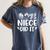 My Niece Did It Graduation Graduated Women's Comfort Colors T-Shirt Denim