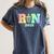 Nurse Graduation Shirt RN Est 2018 Rainbow Tshirt Women's Comfort Colors T-Shirt Denim
