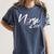 Nursing School Survivor Apparel Graduation Nurse RN EST 2019 Women's Comfort Colors T-Shirt Denim