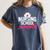 Nursing School Survivor Shirt Graduation Party Tee Women's Comfort Colors T-Shirt Denim