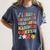 I Officially Graduated Kindergarten Graduation Class 2024 Women's Comfort Colors T-Shirt Denim