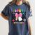 Peace Out 2nd Grade Graduation Last Day School Second Grade Women's Comfort Colors T-Shirt Denim