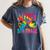 Peace Out 5th Grade Tie Dye Graduation Last Day Of School Women's Comfort Colors T-Shirt Denim