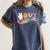 Peace Out Elementary Graduation Graduate Class Of 2025 Women's Comfort Colors T-Shirt Denim
