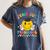 Peace Out Preschool Graduation Last Day Teachers Boys Girls Women's Comfort Colors T-Shirt Denim
