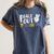 Peace Out Preschool T Shirt Graduation Last Day Women's Comfort Colors T-Shirt Denim